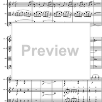 String Quartet No. 8 B Major D112 - Score