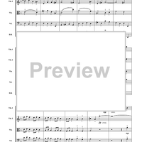 Overture and Bourrée from Il Pastor Fido - Score