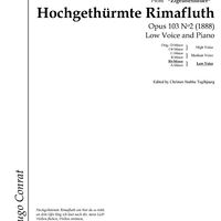 Hochgethürmte Rimafluth Op.103 No. 2