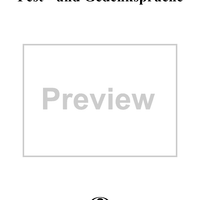 Fest-und Gedenkspruche, Op. 109, No. 1