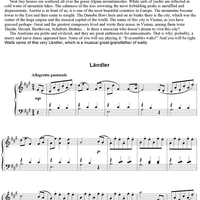 Musical Journey.  1. Austria. Ländler