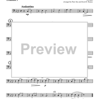 Arioso From "Cantata No. 156" - Trombone 3