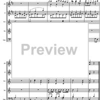 Minuet C Major D2d - Score