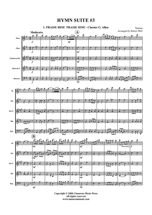 Hymn Suite #3 - Score