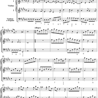 Trio Sonata in E Major  - Op. 4, No. 6 - Score