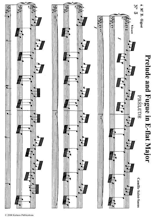 Prelude and Fugue in E-flat Major, op. 99, no. 3