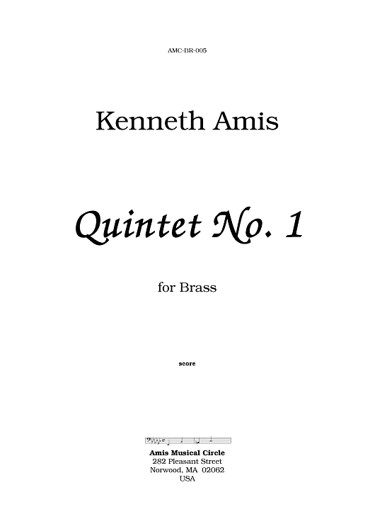 Quintet No. 1 - Introductory Notes