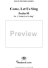 Come, Let Us Sing (Psalm 95), Op. 46: No. 2, Come, Let Us Sing