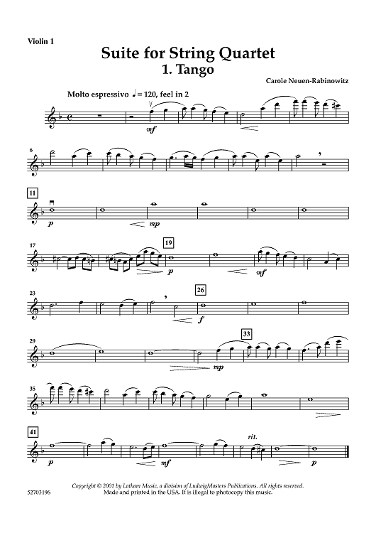 Suite - Violin 1