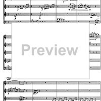 Comedy for Five Winds - Score
