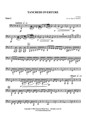Tancredi Overture - Tuba 2