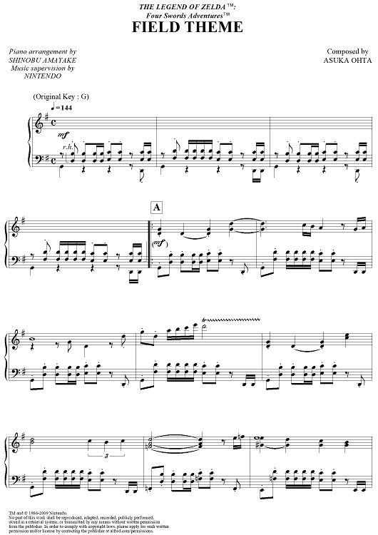 The Legend of Zelda: Four Swords Adventures Field Theme