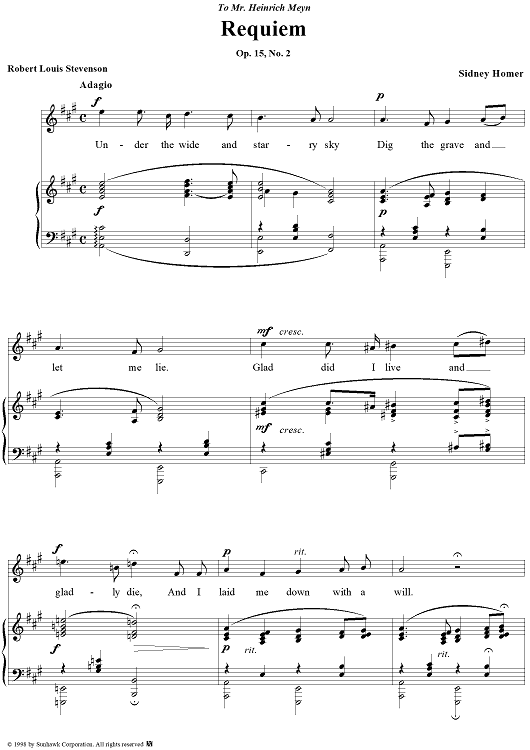 Requiem, Op. 15, No. 2