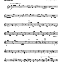 Under the Double Eagle March - Baritone Sax