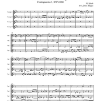 Die Kunst Der Fuge - Score