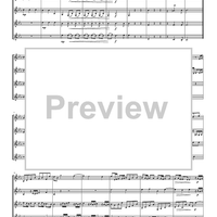 Concerto for Four Horns - Score