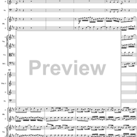 Orchestral Suite No. 3 in D Major - Score