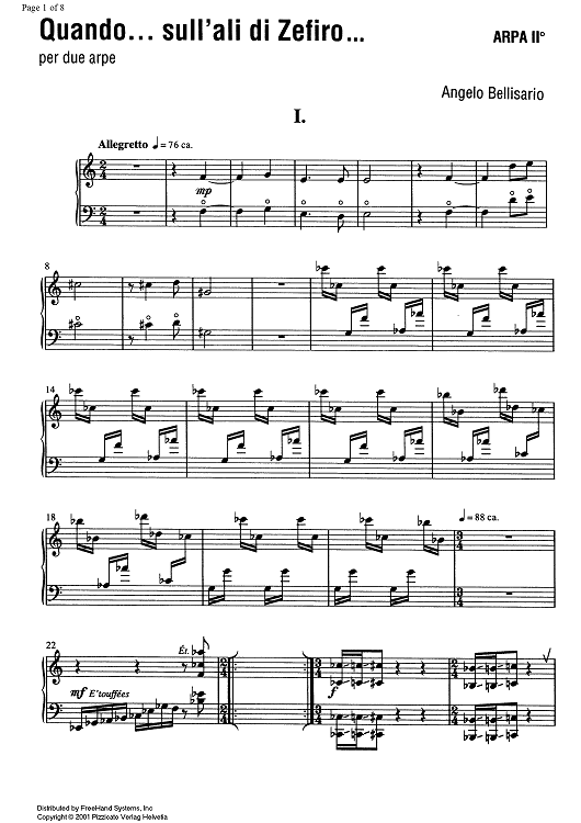 Quando... sull'ali di Zefiro - Harp 2