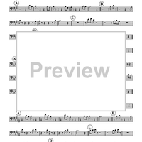 Donut Etudes: Coordination Studies, Volume 2 - Trombone 1