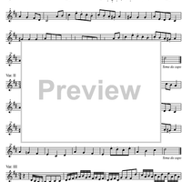 Divertimento No.11 D Major KV251 - Violin 2