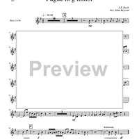 Fugue in g minor - Horn 2 in Eb
