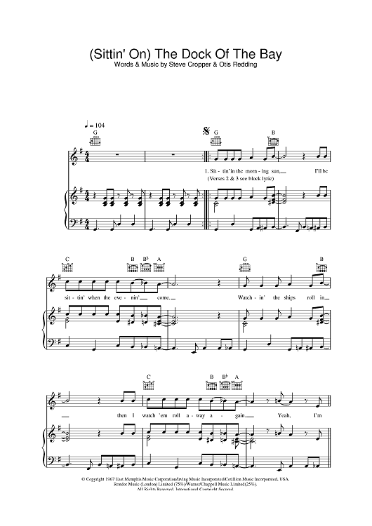 (Sittin' On) The Dock Of The Bay