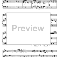 Concerto D Major Op. 1 - Score