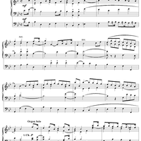 Bourrée from the Organ Concerto No. 7