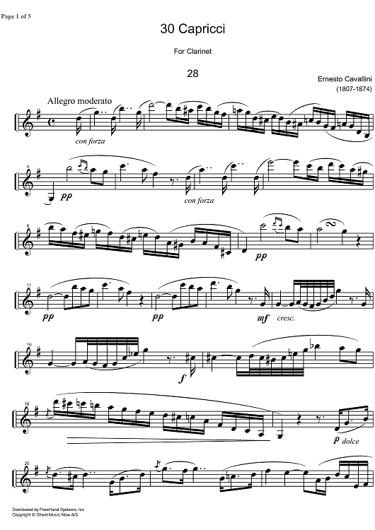 Capriccio No.28 G Major