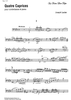 Quatre Caprices - Double Bass