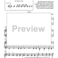 A caballo en el rancho ("Horseback on the Ranch")