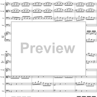 Brandenburg Concerto No. 5: Allegro - Score