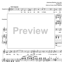 Der Tod, das ist die kühle Nacht Op.96 No. 1