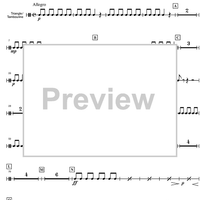 The Arrival of the Queen of Sheba HWV 67 - Percussion