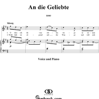 An die Geliebte, D303