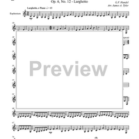 Concerto Grosso, Op. 6, No. 12 - Larghetto - Euphonium