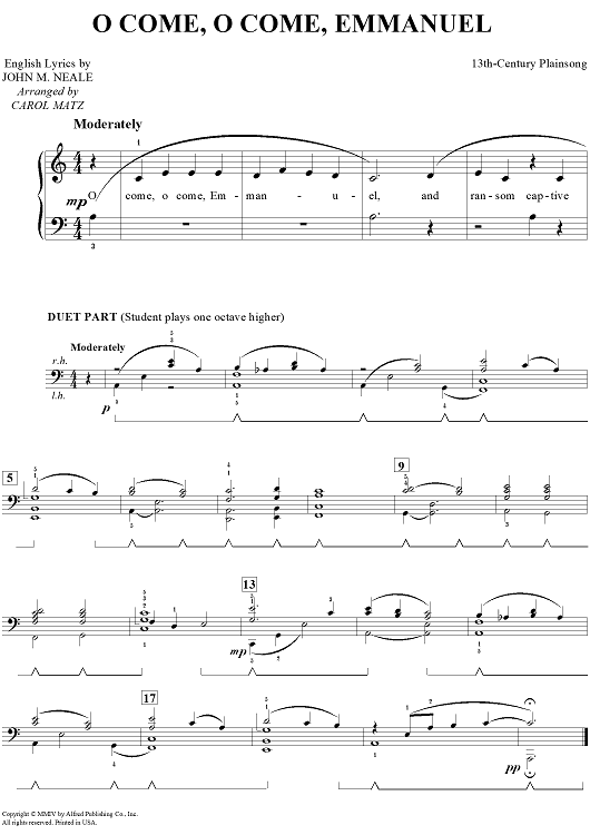 O Come, O Come, Emmanuel