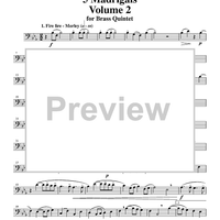 5 Madrigals, Vol. 2 - Trombone