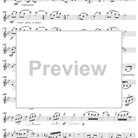 Quartet No. 1 in D major (D-dur). Movement II, Andante cantabile - Violin 1