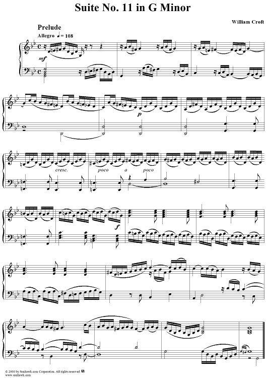 Suite No. 11 in G Minor