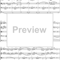 Quintet in C Major, Movement 4 - Score