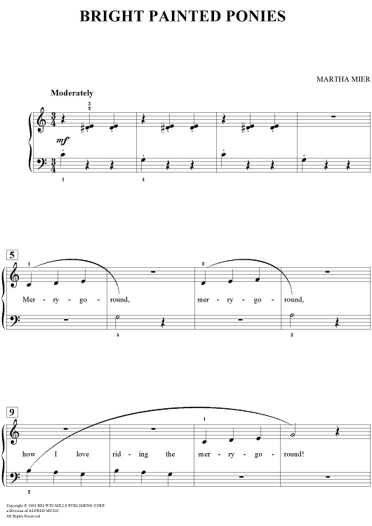 Bright Painted Ponies