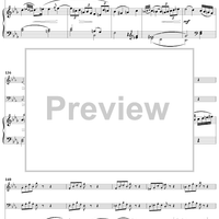 Piano Trio in E-flat Major, HobXV/11 - Piano Score