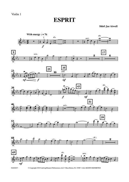 Esprit - Violin 1