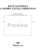 Have Yourself a Merry Little Christmas