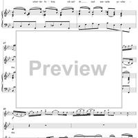 "Ich will nach dem Himmel zu", Aria, No. 3 from Cantata No. 146: "Wir müssen durch viel Trübsal" - Piano Score