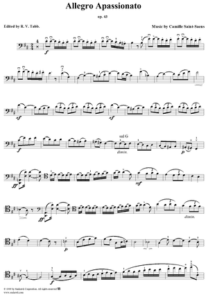 Allegro Appassionato, op. 43 - Cello