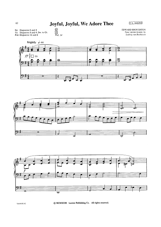 Joyful, Joyful, We Adore Thee