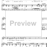 Non fia che m'ami - Score