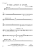 In These Last Days of Autumn... - Bb Trumpet 3